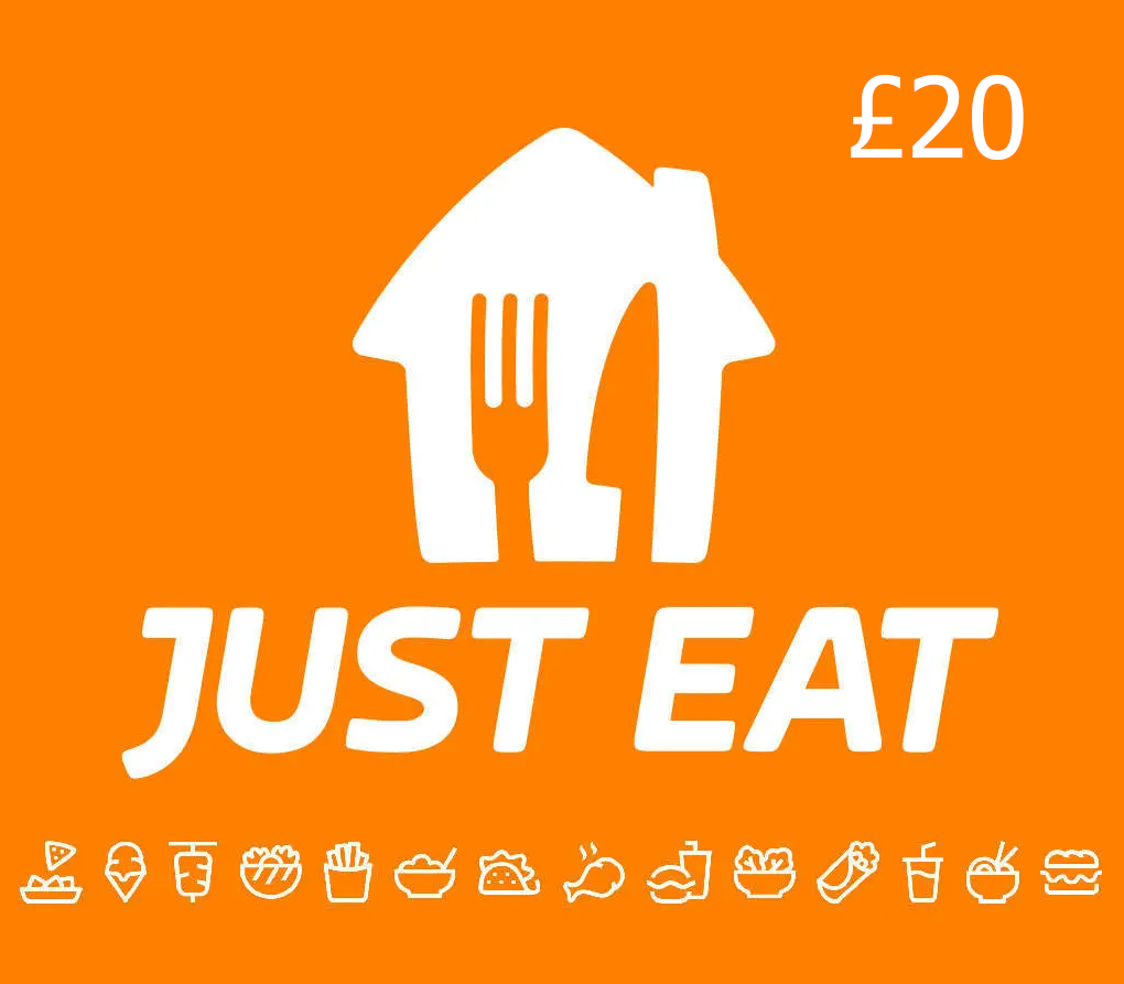 Just Eat £20 Gift Card UK